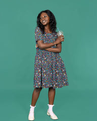 Boogie Bones Oversized Smock Dress - Run & Fly