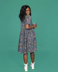 Boogie Bones Oversized Smock Dress - Run & Fly