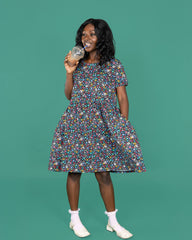 Boogie Bones Oversized Smock Dress - Run & Fly