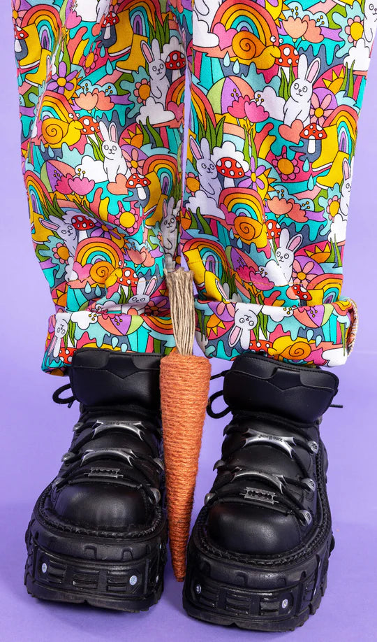 Some Bunny Loves You Stretch Twill Dungarees - Run & Fly