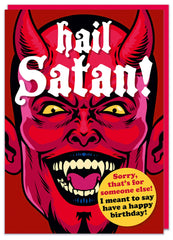 Hail Satan Greeting Card