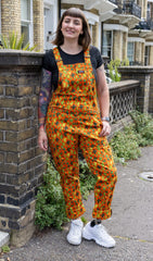 Jen James Cactus Stretch Dungarees - Run & Fly
