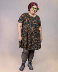 Poison and Plants Oversized Smock Dress - Run & Fly