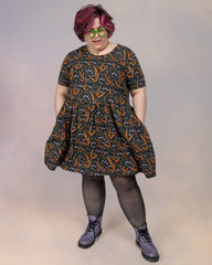 Poison and Plants Oversized Smock Dress - Run & Fly