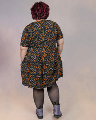 Poison and Plants Oversized Smock Dress - Run & Fly
