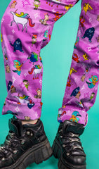 Happiness Enchanters Word Spells Stretch Twill Dungarees - Run & Fly