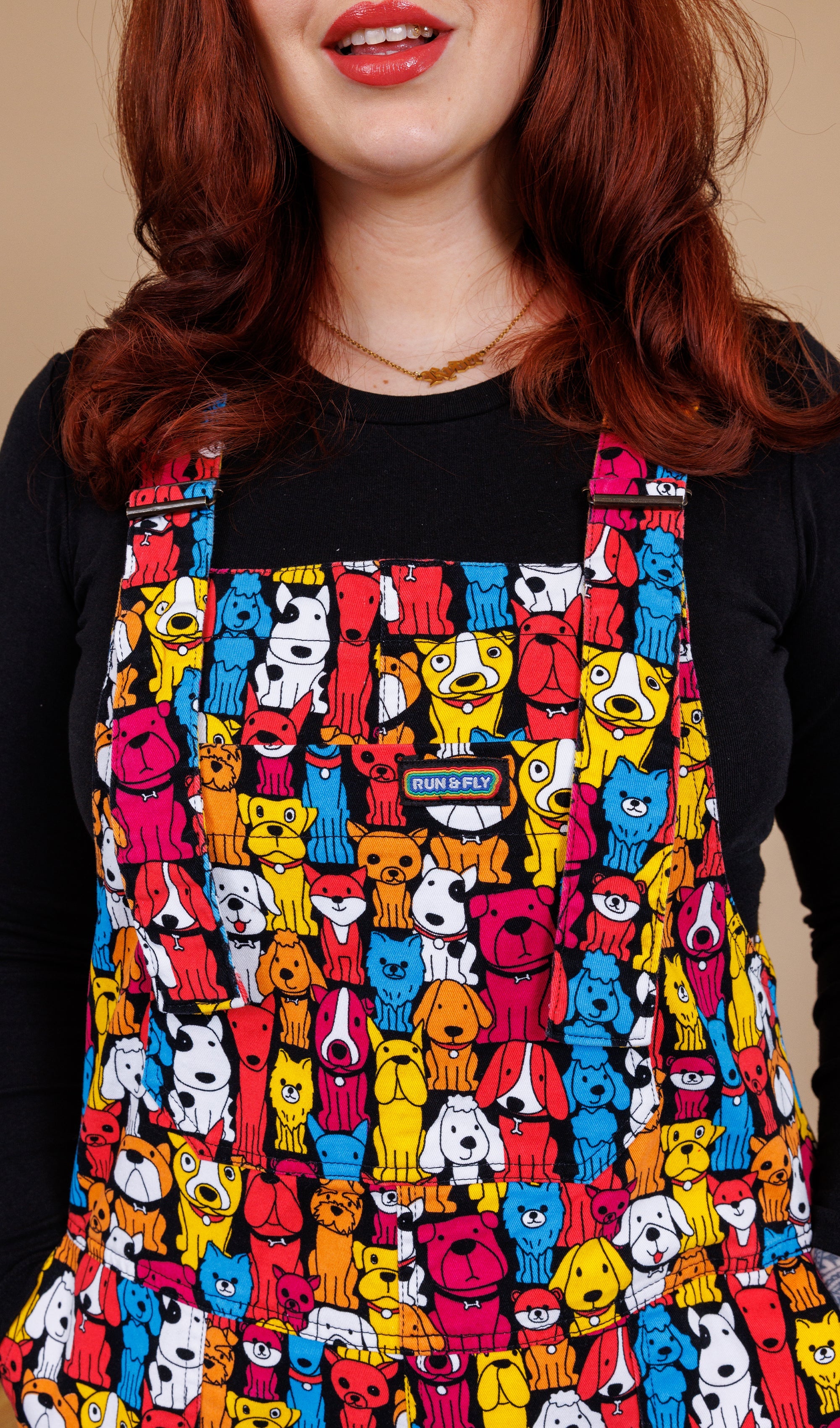 Finding Fox Dog Dungarees - Run & Fly