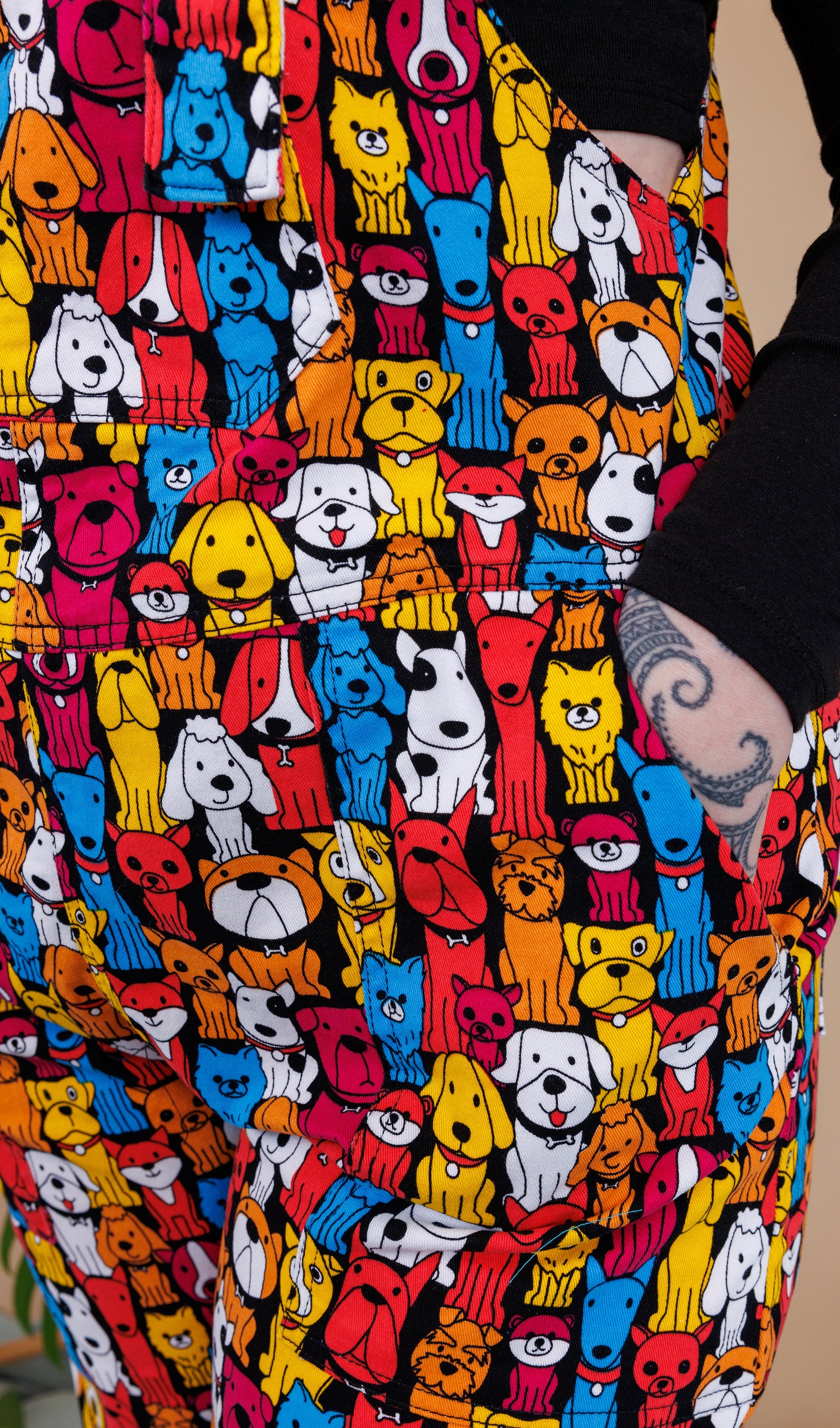 Finding Fox Dog Dungarees - Run & Fly