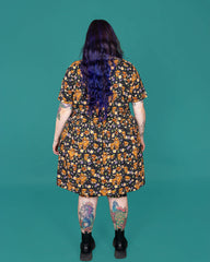 Highland Cows Oversized Smock Dress - Run & Fly