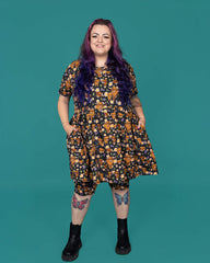 Highland Cows Oversized Smock Dress - Run & Fly