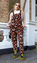 Island Time Sloth Stretch Twill Dungarees - Run & Fly