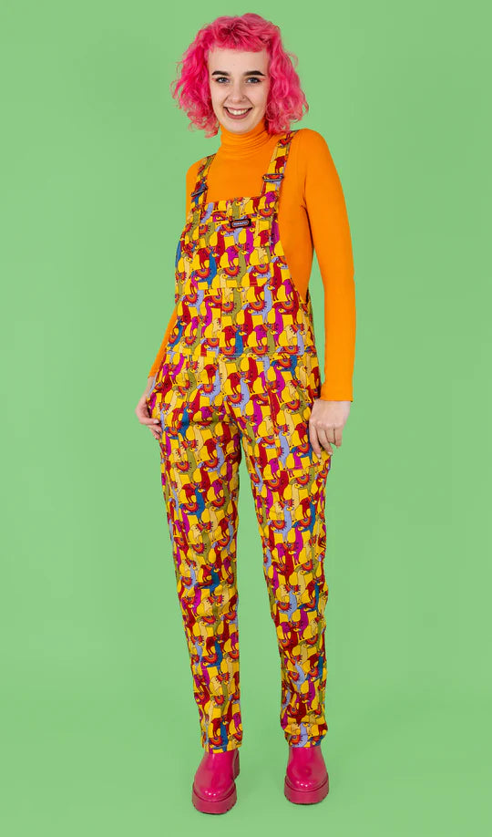 Drama Llama Dungarees - Run & Fly