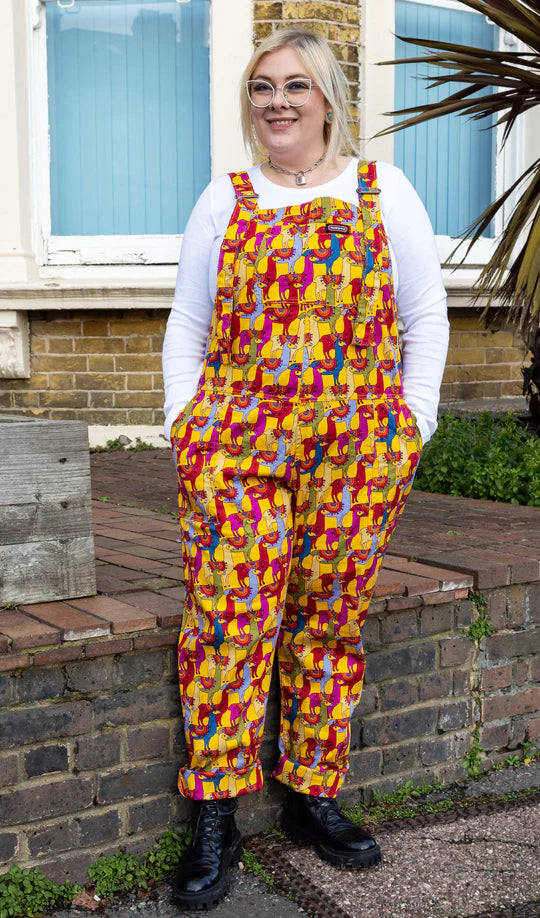 Drama Llama Dungarees - Run & Fly