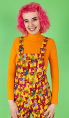 Drama Llama Dungarees - Run & Fly