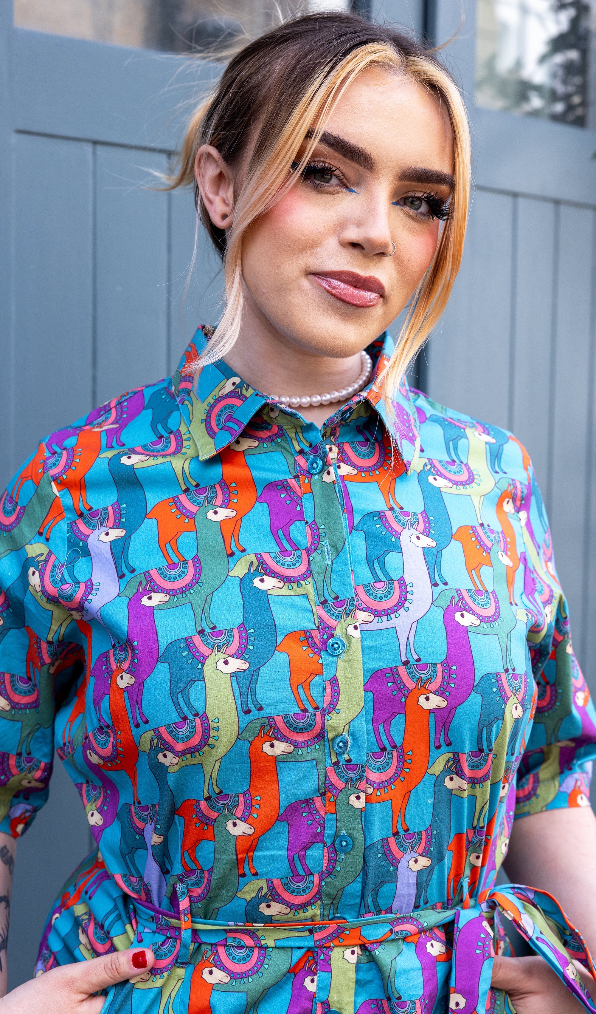 Party Llama Stretch Jumpsuit - Run & Fly