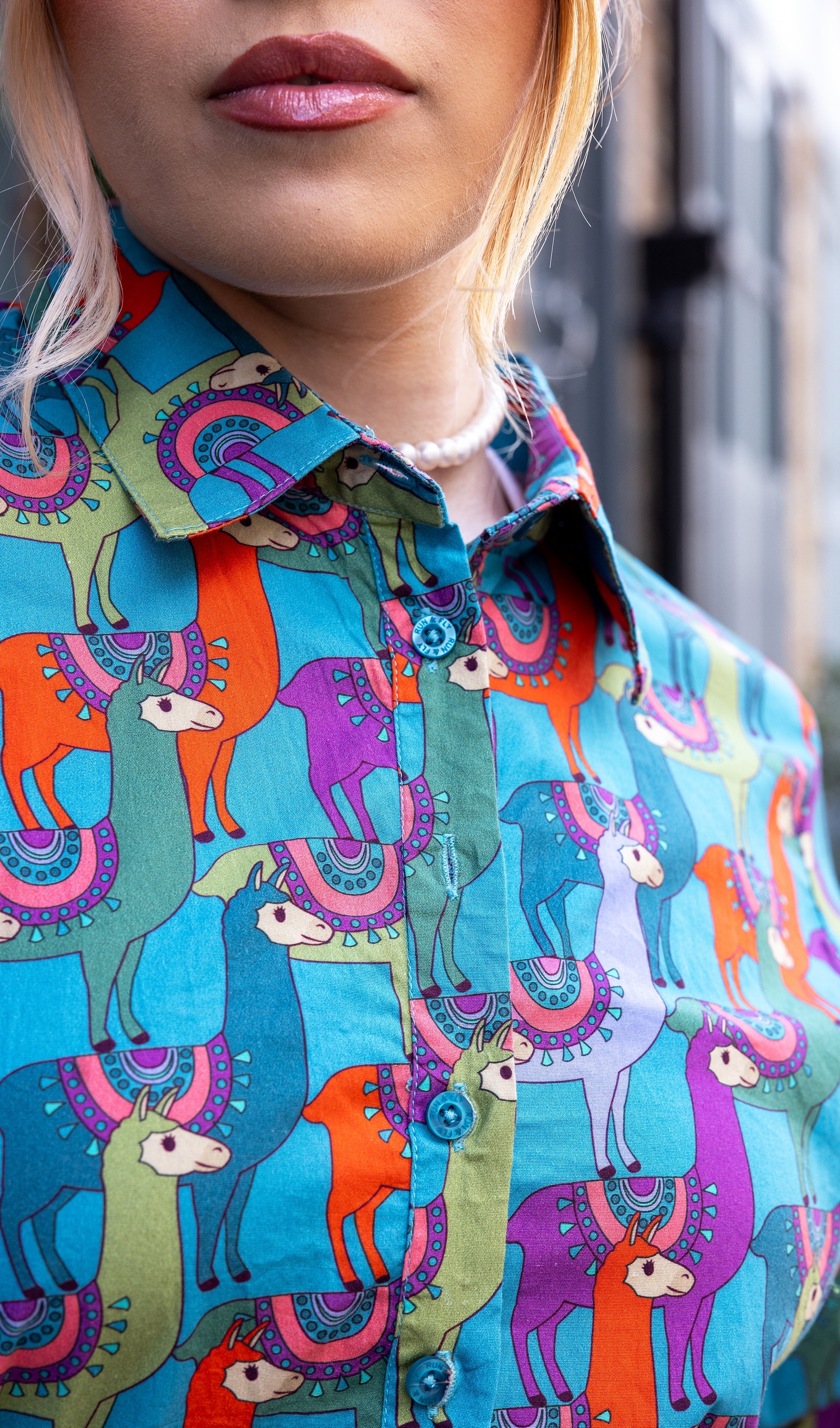 Party Llama Stretch Jumpsuit - Run & Fly
