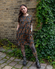 Poison and Plants Oversized Smock Dress - Run & Fly