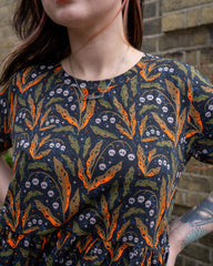 Poison and Plants Oversized Smock Dress - Run & Fly