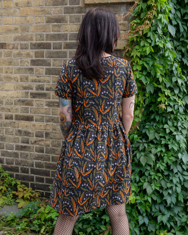 Poison and Plants Oversized Smock Dress - Run & Fly