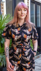 What a Hoot Owl Stretch Zip Jumpsuit - Run & Fly