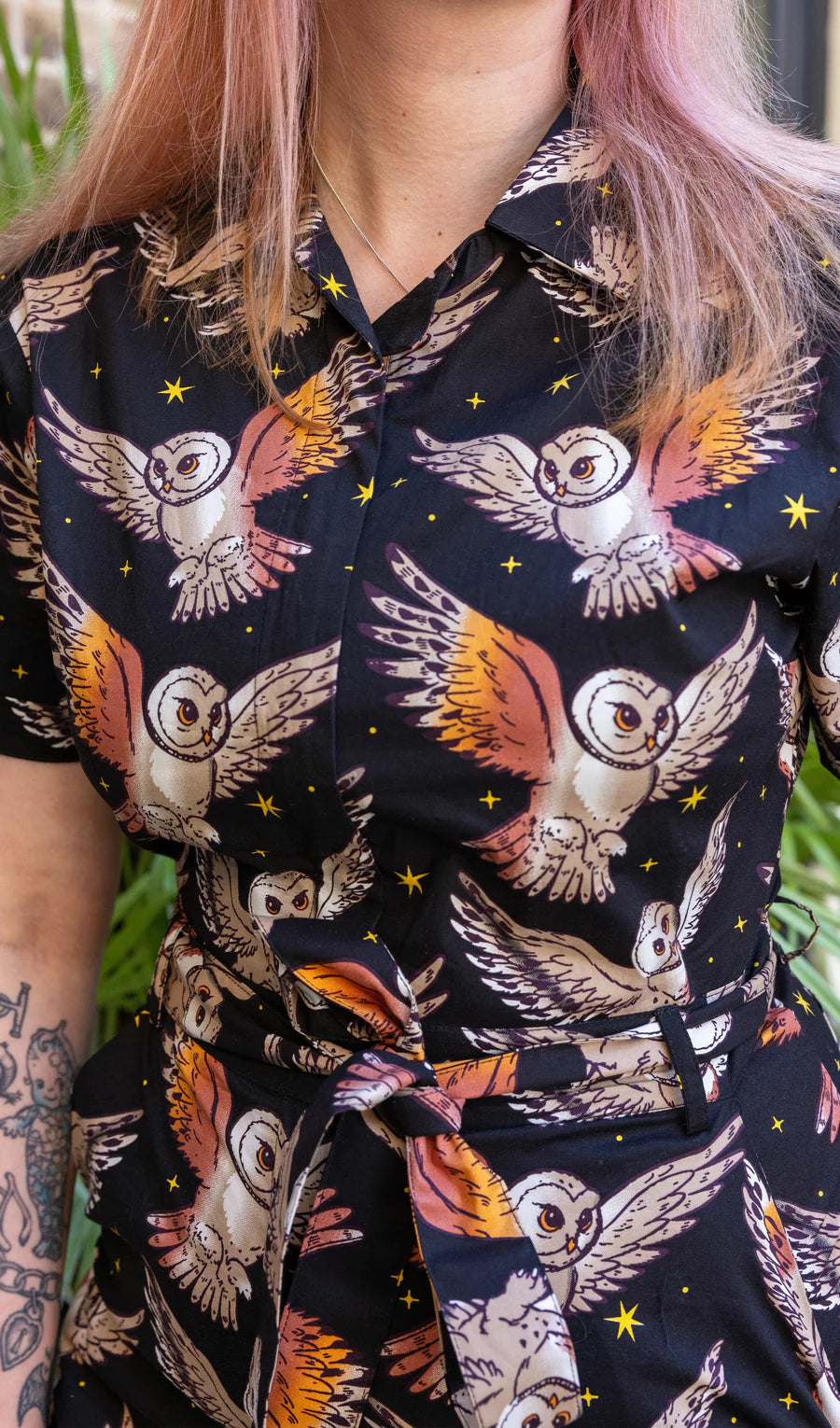 What a Hoot Owl Stretch Zip Jumpsuit - Run & Fly