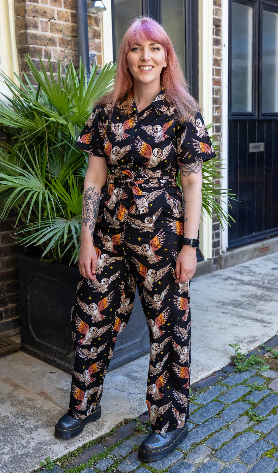 What a Hoot Owl Stretch Zip Jumpsuit - Run & Fly