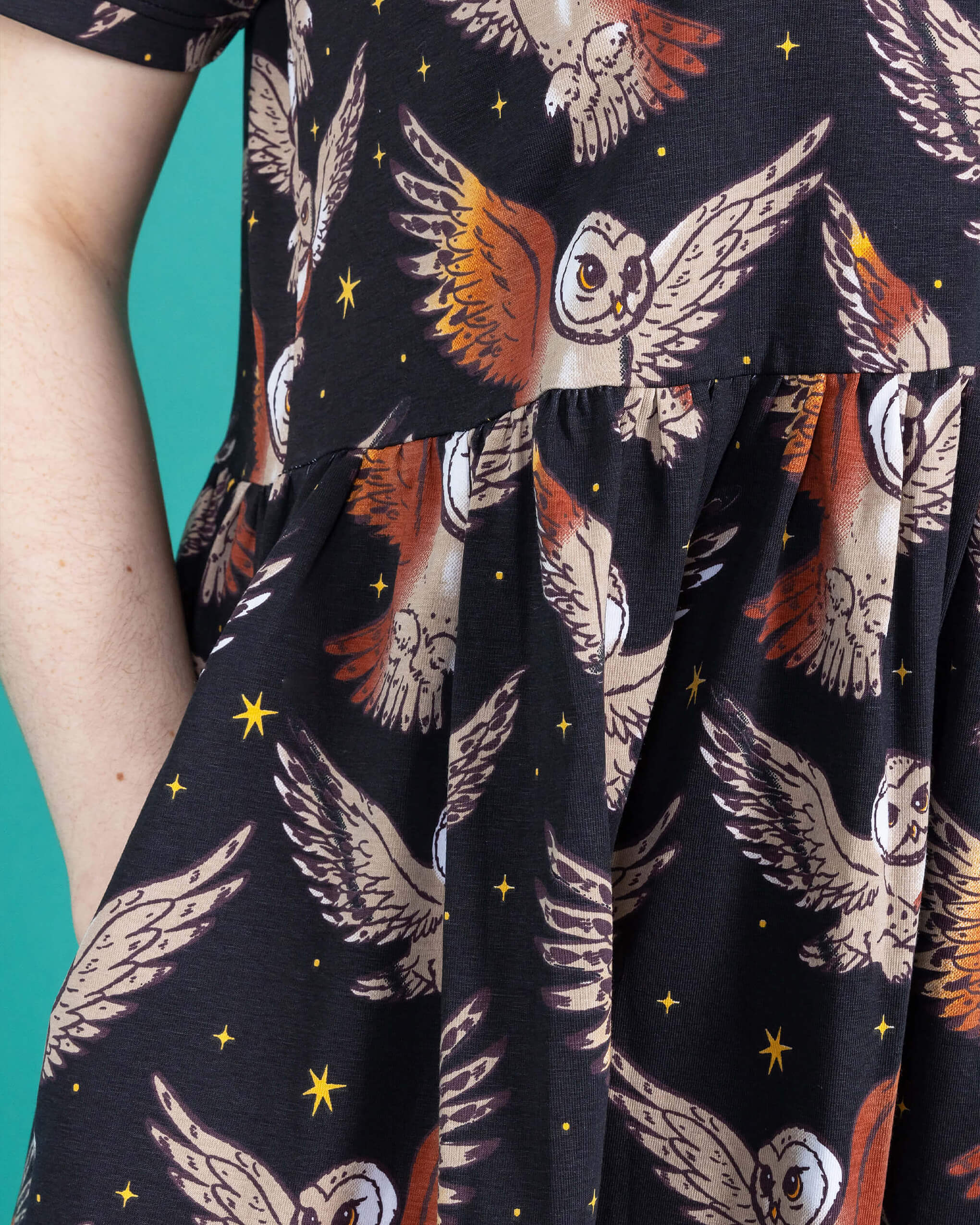 What a Hoot Owl Oversized Smock Dress - Run & Fly