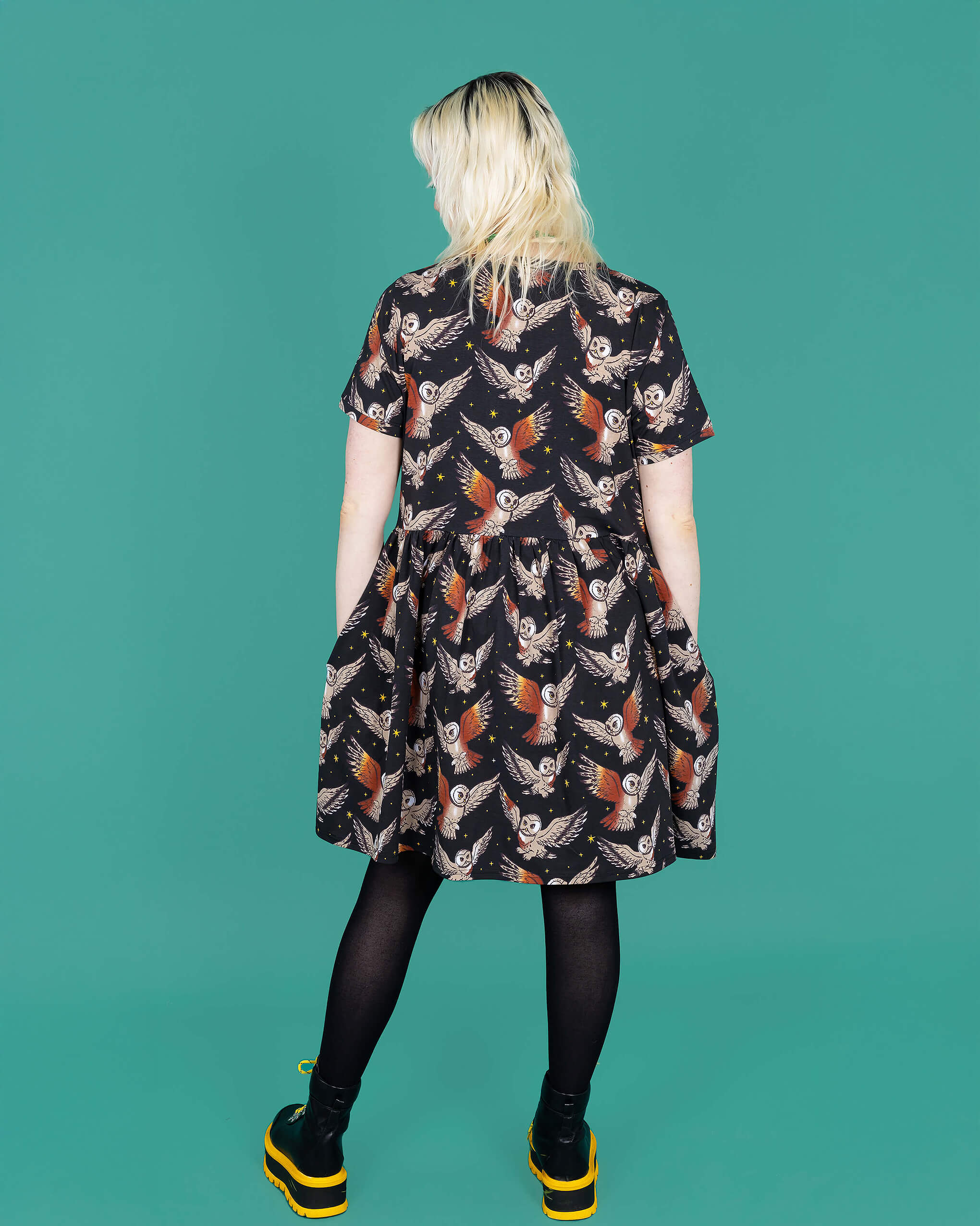 What a Hoot Owl Oversized Smock Dress - Run & Fly