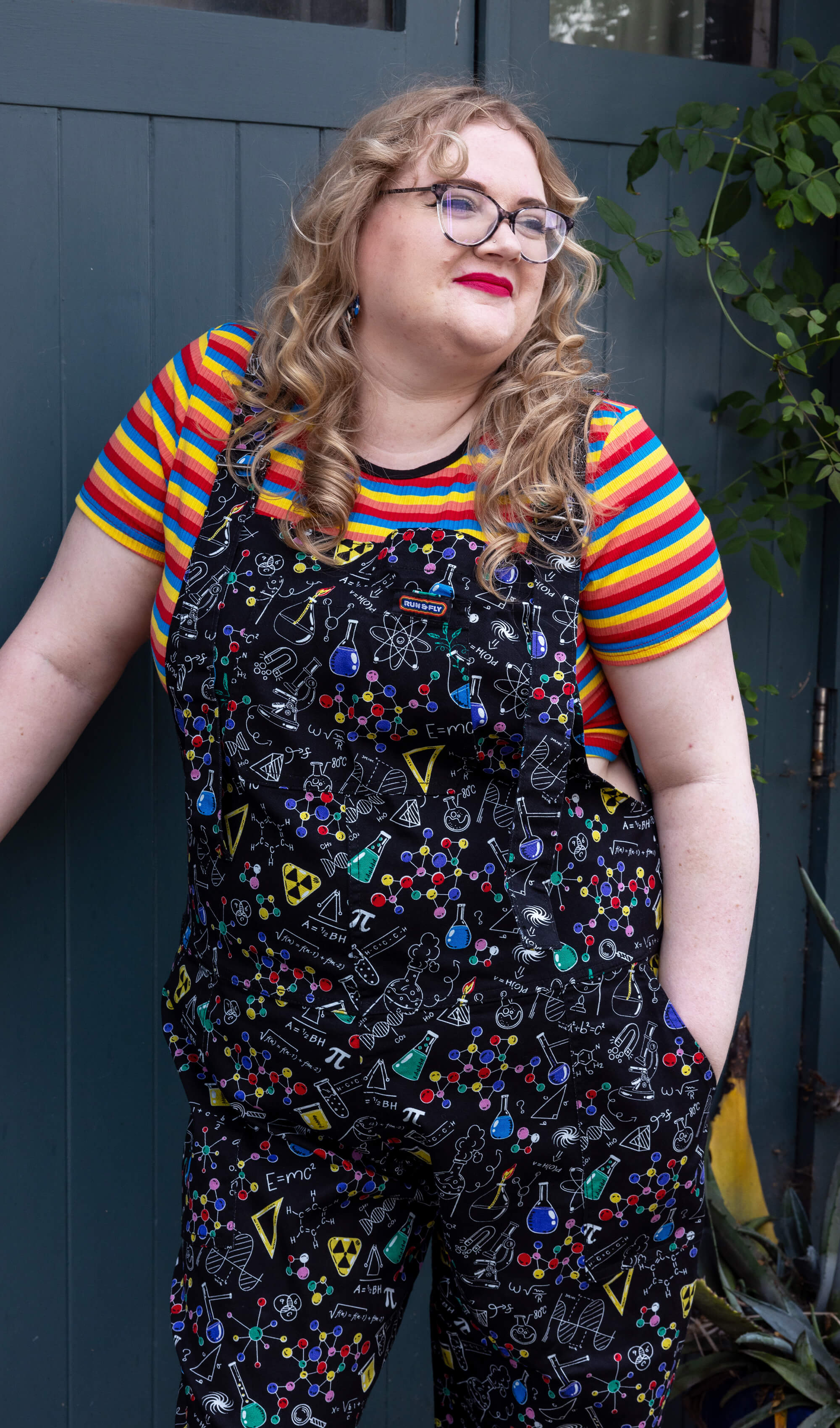 School of Science Stretch Twill Dungarees - Run & Fly