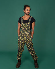 Serpent Garden Snakes Stretch Twill Dungarees - Run & Fly