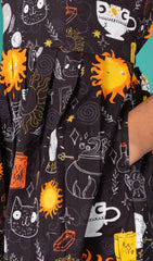 Katie Abey Solar Witch Stretch Belted Tea Dress with Pockets - Run & Fly