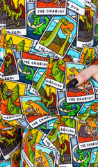 Tarot Dinosaurs Stretch Twill Dungarees - Run & Fly