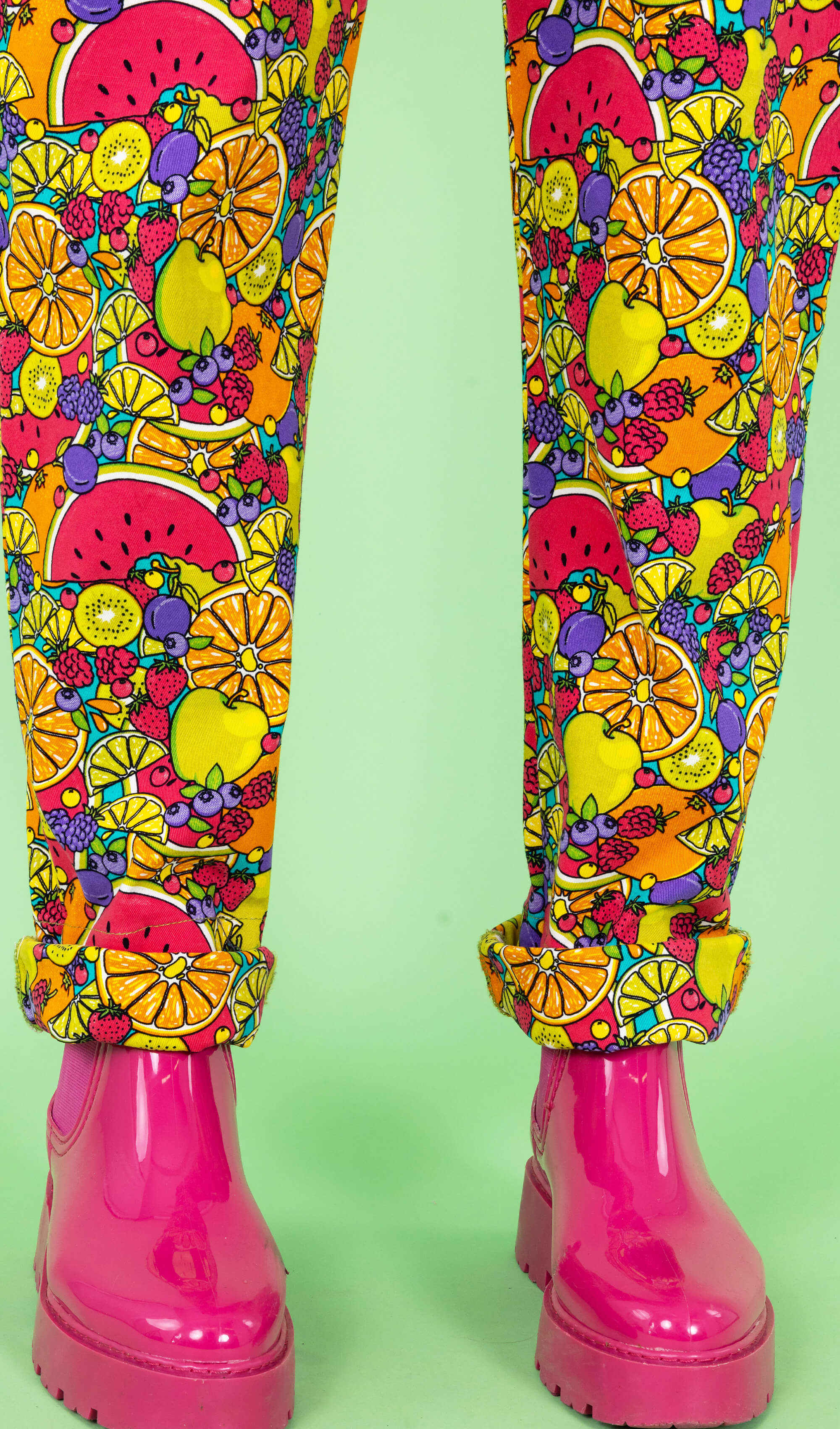 Tutti Frutti Stretch Twill Dungarees - Run & Fly