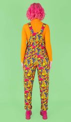 Tutti Frutti Stretch Twill Dungarees - Run & Fly