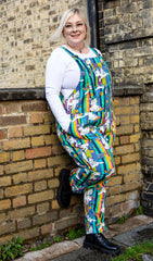 Unicorns Stripe Dungarees - Run & Fly (4XL)
