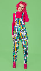 Unicorns Stripe Dungarees - Run & Fly (4XL)