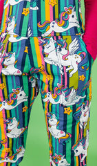 Unicorns Stripe Dungarees - Run & Fly (4XL)