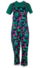Rainbow Zebra Dungarees - Run & Fly