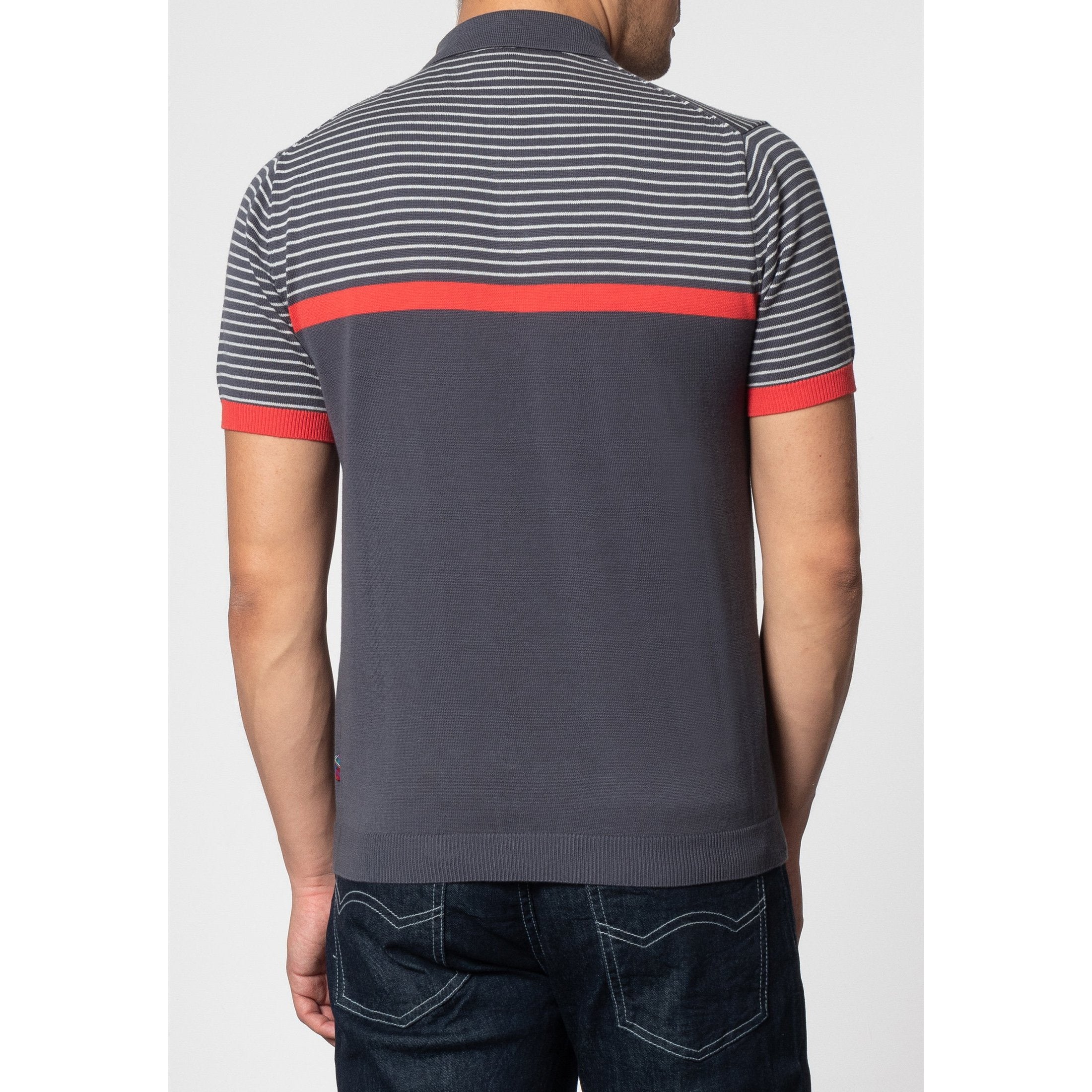 Blake Knit Polo - Merc