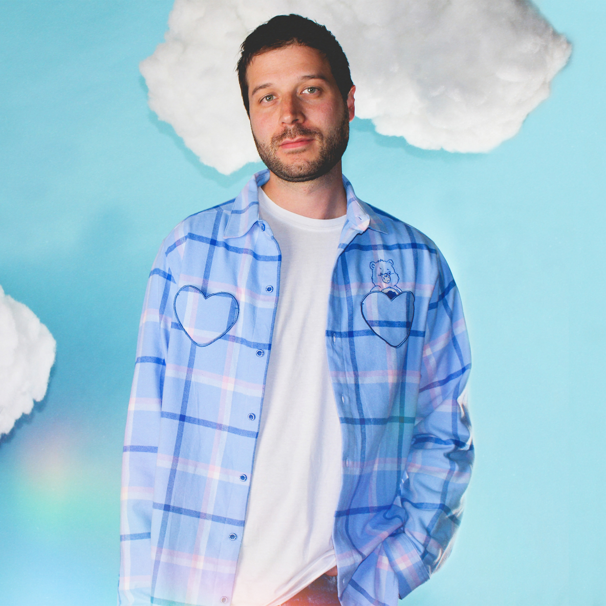 Care Bears Grumpy Bear Flannel Shirt - Cakeworthy