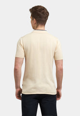Eden Button Up Knit Polo - Merc (Last Available)