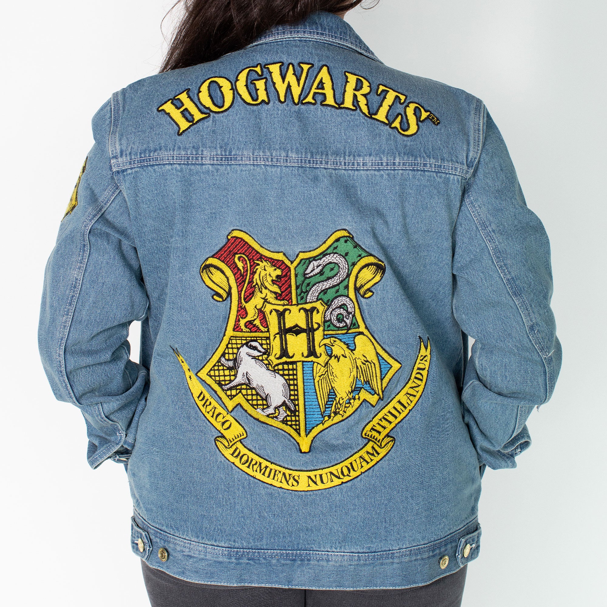 Harry Potter Hogwarts Denim Jacket - Cakeworthy
