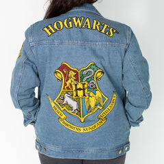 Harry Potter Hogwarts Denim Jacket - Cakeworthy