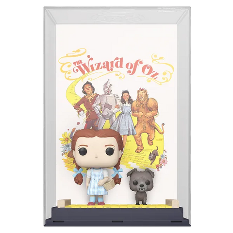 Wizard of Oz Movie Poster : Dorothy & Toto Pop Vinyl In Display Case