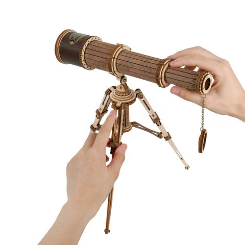 DIY Wooden Puzzle Monocular Telescope - Hands Craft (Last Available)