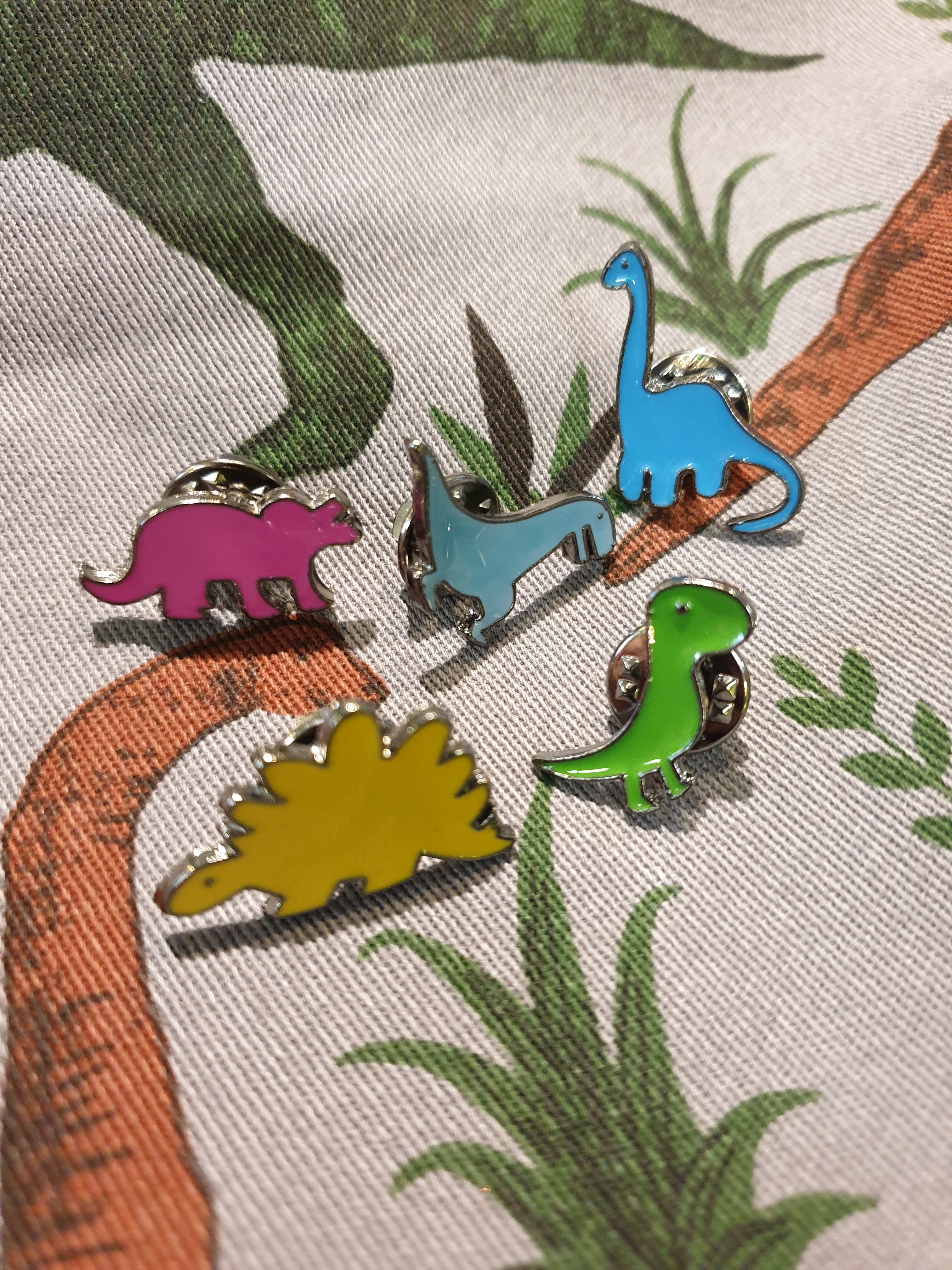 Adventure Dinosaur Grey Pinafore - Run & Fly (Last Available)