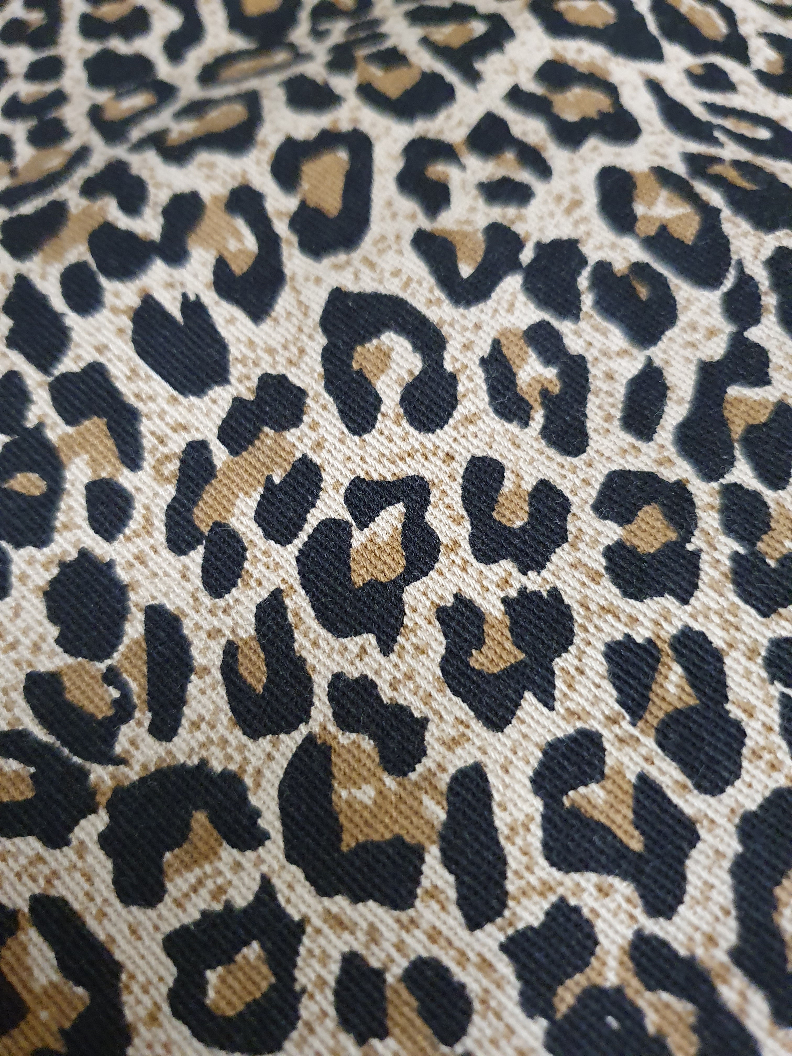 Leopard Twill Dungarees - Run & Fly