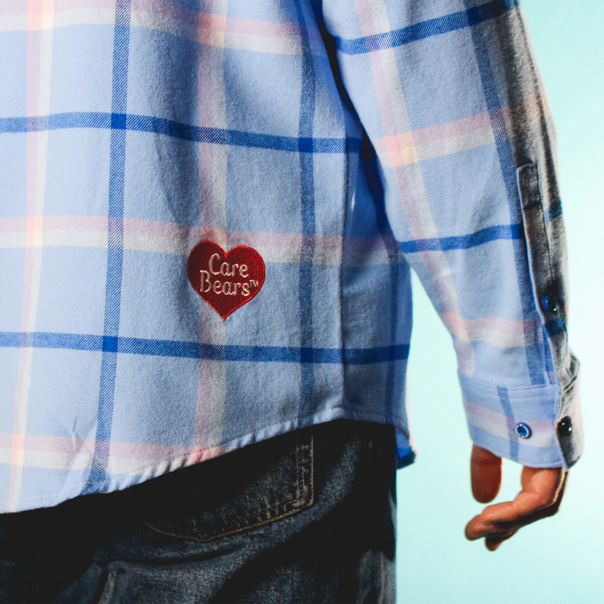 Care Bears Grumpy Bear Flannel Shirt - Cakeworthy