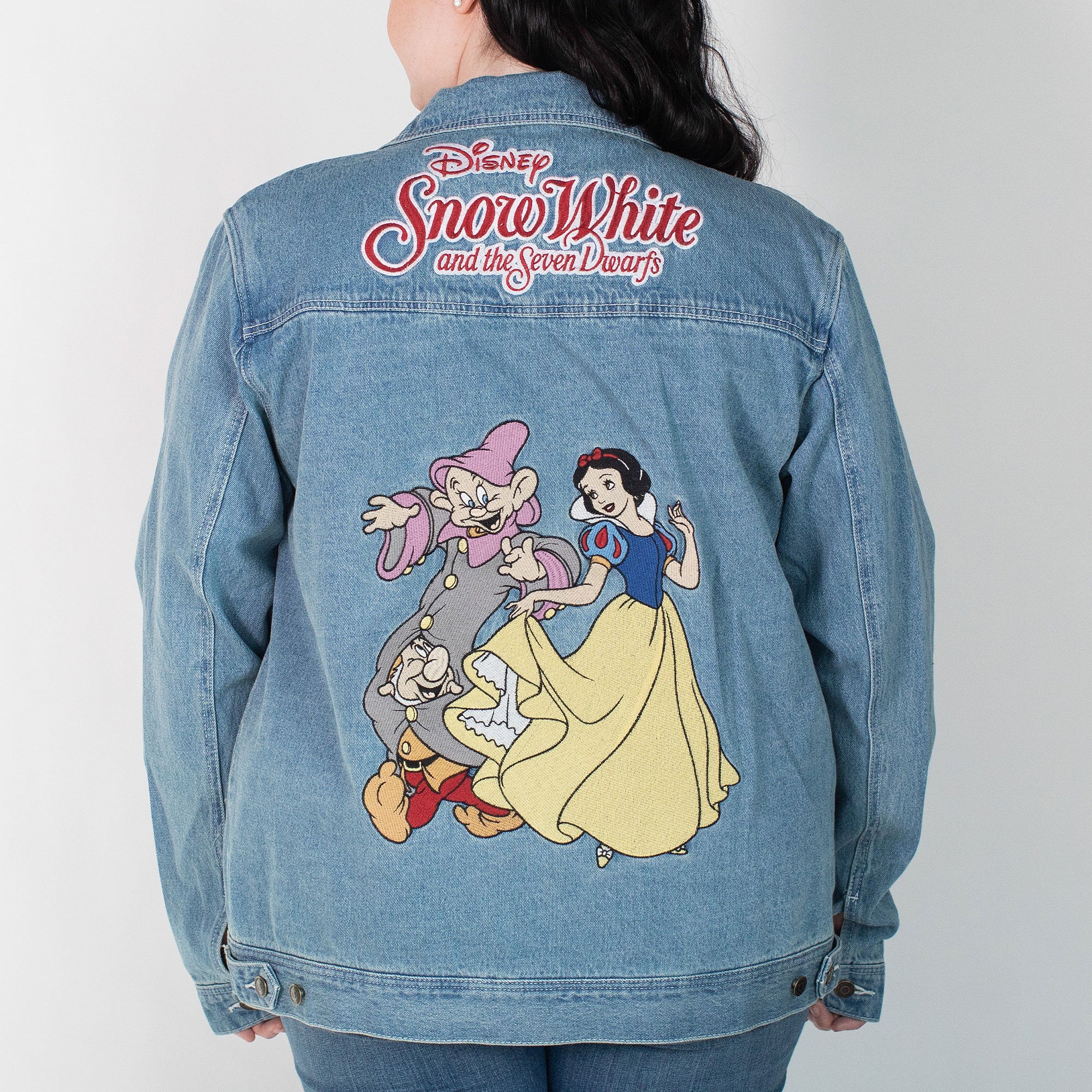 Snow White and the Seven Dwarves Anniversary Denim Jacket - Cakeworthy