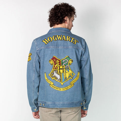 Harry Potter Hogwarts Denim Jacket - Cakeworthy